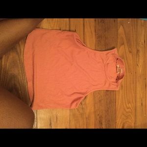 Pink halter top